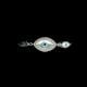 Handcrafted 92.5 Sterling Silver Evil Eye Tri Bracelet